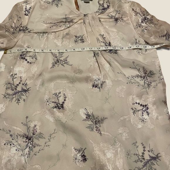 Grey by Jason Wu - Winter Floral Silk Blouse - size 4 - Picture 8 of 15